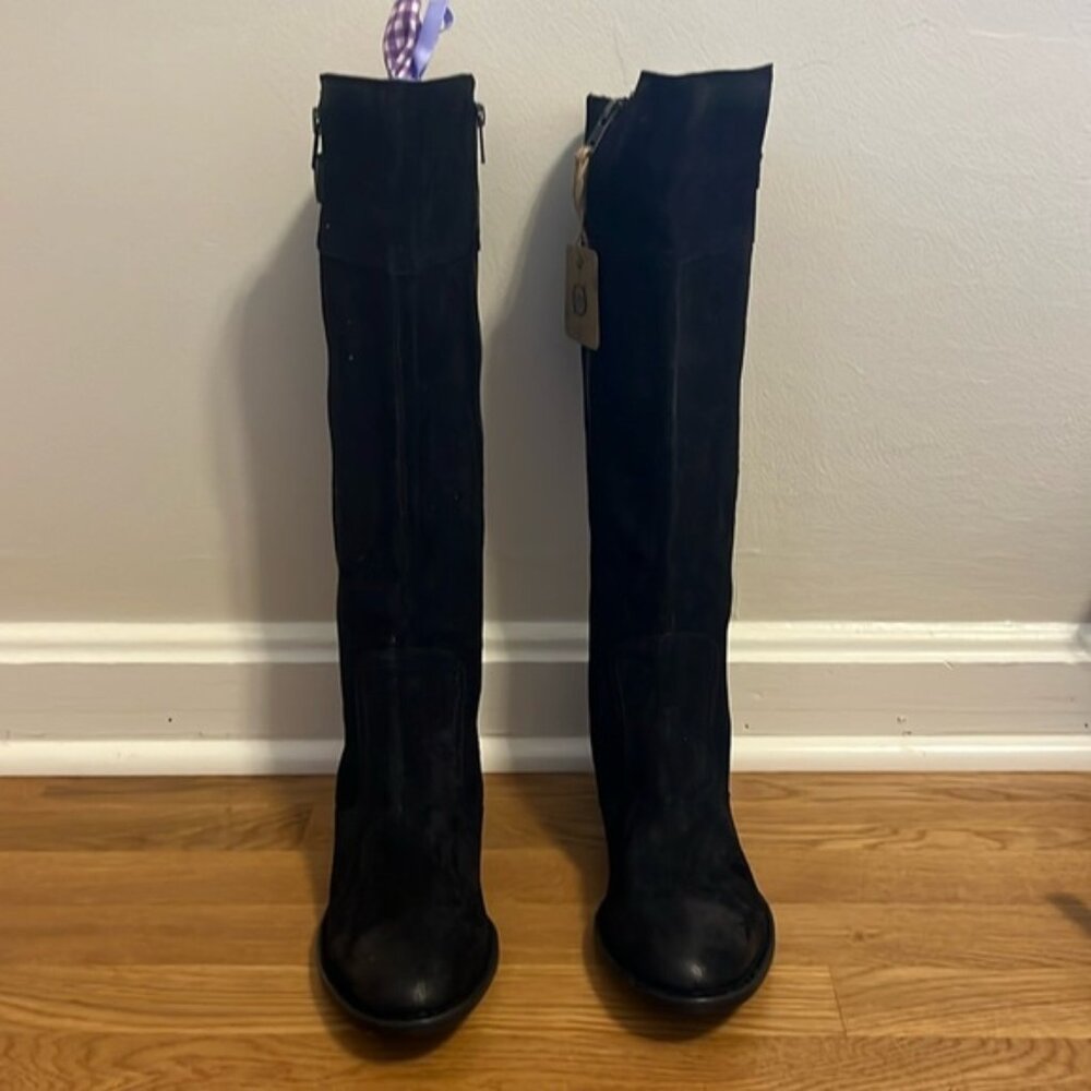Born Black Suede Boots - Worn twice, Perfect Condition